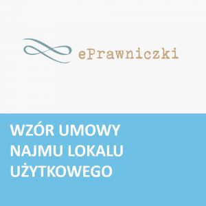 Wzór umowy najmu lokalu użytkowego